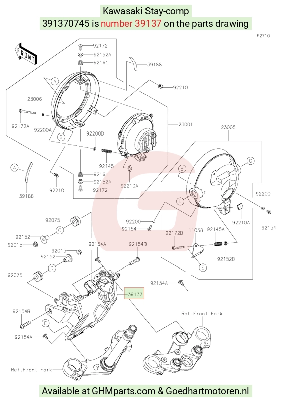 Kawasaki Blijf compleet. 391370745 - Goedhart Motoren